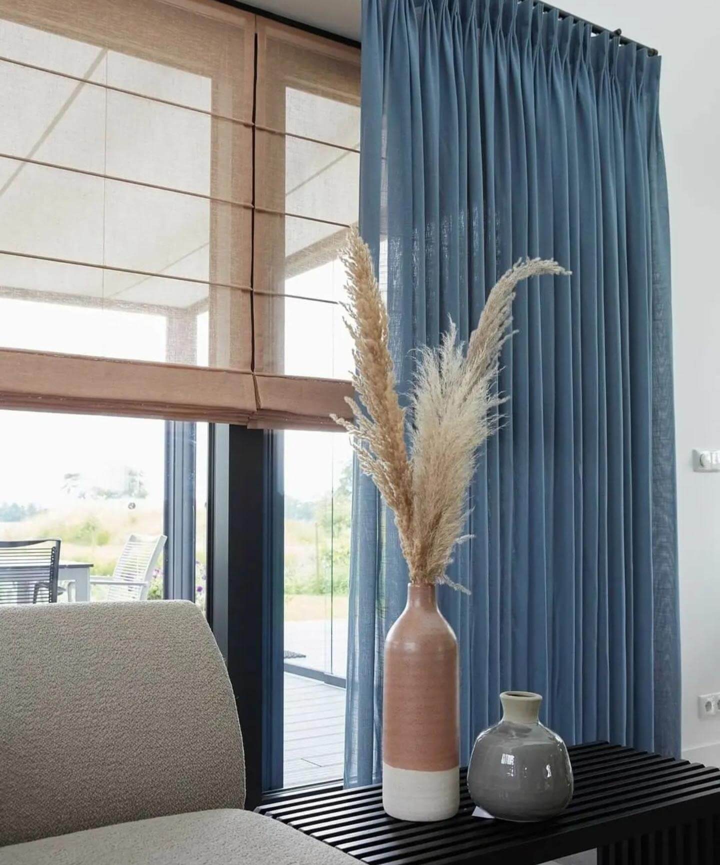 M-Gardinendesign Paderborn, Gardine blau M-Gardinendesign Paderborn, Gardine blau